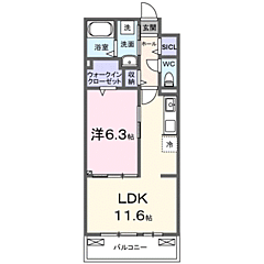 物件の間取り