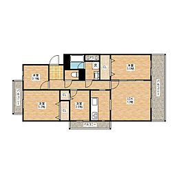 グランドメゾン守山3号棟 4LDKの間取図画像