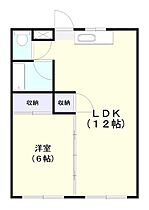 サンライフ21シラヒゲ 202 ｜ 栃木県足利市小俣町（賃貸アパート1LDK・2階・39.74㎡） その2