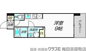 エス・キュート梅田中崎町  ｜ 大阪府大阪市北区中崎西2丁目3-39（賃貸マンション1R・13階・23.85㎡） その2