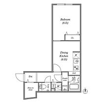 東京都新宿区筑土八幡町（賃貸マンション1DK・4階・32.73㎡） その2