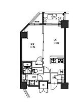 東京都文京区本駒込５丁目（賃貸マンション1LDK・12階・47.32㎡） その2