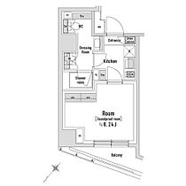 東京都中央区八丁堀３丁目（賃貸マンション1K・9階・26.78㎡） その2