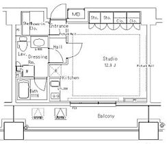 東京都文京区湯島３丁目（賃貸マンション1R・4階・35.04㎡） その2