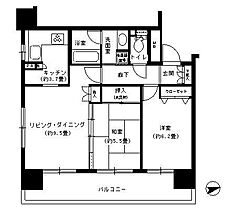 東京都台東区寿３丁目（賃貸マンション2LDK・14階・56.82㎡） その2