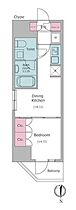 東京都台東区東上野１丁目（賃貸マンション1DK・6階・25.23㎡） その2