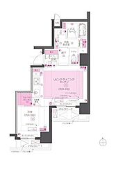 東京メトロ日比谷線 秋葉原駅 徒歩7分の賃貸マンション 10階1LDKの間取り