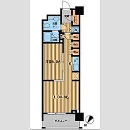 都営新宿線 馬喰横山駅 徒歩2分の賃貸マンション 3階1LDKの間取り