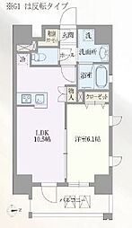都営浅草線 浅草駅 徒歩10分の賃貸マンション 8階1LDKの間取り