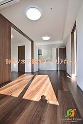 JR総武線 浅草橋駅 徒歩4分の賃貸マンション 8階2LDKのリビング/ダイニング