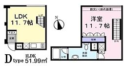 東京メトロ日比谷線 八丁堀駅 徒歩4分の賃貸マンション 5階1LDKの間取り
