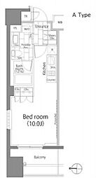 東京メトロ有楽町線 麹町駅 徒歩2分の賃貸マンション 9階ワンルームの間取り
