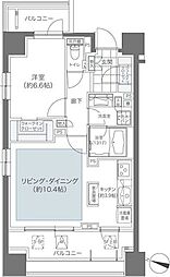 東京メトロ丸ノ内線 本郷三丁目駅 徒歩3分の賃貸マンション 3階1LDKの間取り