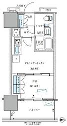 江東区大島4丁目マンション 1DKの間取図画像