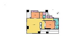キャピタルゲートプレイスザ・タワー 2SLDKの間取図画像