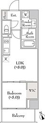 ルミーク門前仲町 200 1LDKの間取図画像
