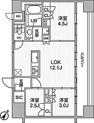 nidoSUGAMO 3LDKの間取図画像