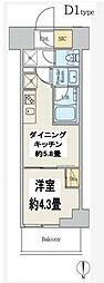 墨田区吾妻橋2丁目マンション 1DKの間取図画像