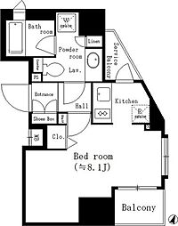 Urbanex神保町 1Kの間取図画像