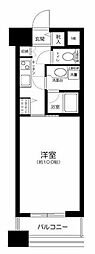 アヴァンティーク銀座2丁目 1Kの間取図画像