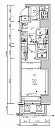 SYFORMEGAIEMMAE 1Kの間取図画像