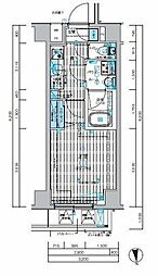 メインステージ成増 1Kの間取図画像