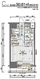MAINSTAGE神田須田町 ワンルームの間取図画像