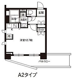レジディア御茶ノ水 ワンルームの間取図画像