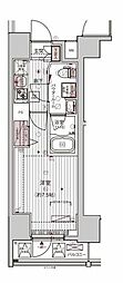 メインステージ浅草入谷1 1Kの間取図画像