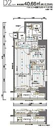 MAINSTAGE神田須田町 1LDKの間取図画像