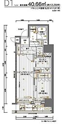 MAINSTAGE神田須田町 1LDKの間取図画像