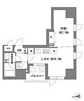 東京都台東区東上野１丁目（賃貸マンション1LDK・4階・40.44㎡） その2