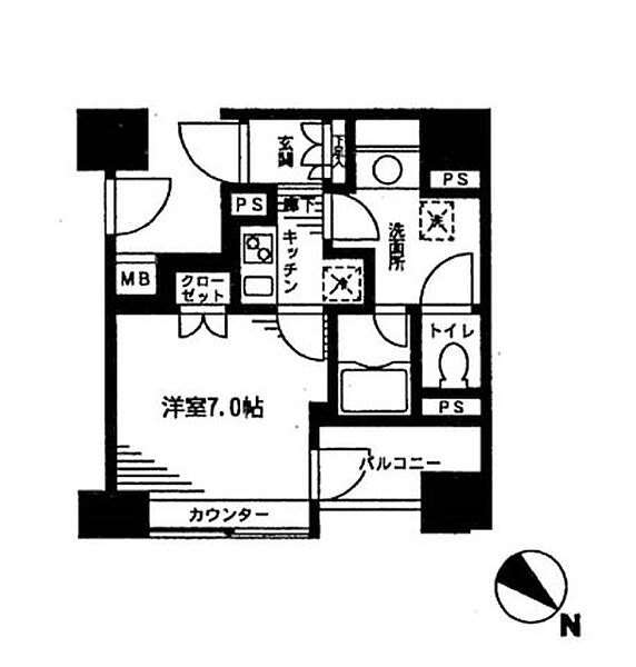 東京都中央区日本橋馬喰町１丁目(賃貸マンション1K・3階・29.70㎡)の写真 その2