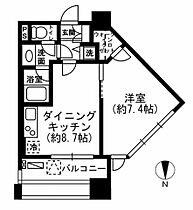 東京都新宿区市谷本村町（賃貸マンション1LDK・3階・37.65㎡） その2