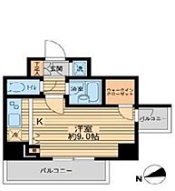 東京都新宿区弁天町（賃貸マンション1R・9階・24.87㎡） その2