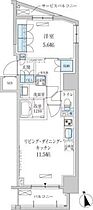 東京都台東区東上野６丁目（賃貸マンション1LDK・11階・44.06㎡） その2