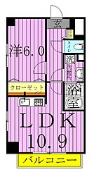 SHINSUIREIWA 1LDKの間取図画像