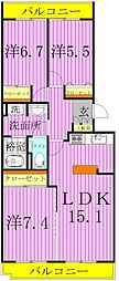 ラポール中川 2階