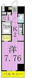 A8 1Kの間取図画像