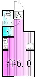コートM&APART7 ワンルームの間取図画像