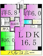 物件の間取り