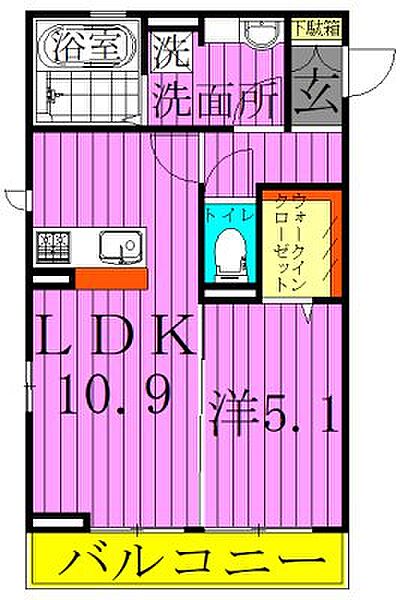 クレール8 303｜東京都足立区本木南町(賃貸アパート1LDK・3階・47.47㎡)の写真 その2