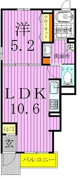 クエスト　ガーデン1 103｜東京都足立区伊興３丁目(賃貸アパート1LDK・1階・37.38㎡)の写真 その2