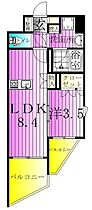 デュオステージ北千住2 304 ｜ 東京都足立区千住旭町32-2（賃貸マンション1LDK・3階・31.20㎡） その2