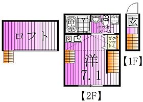 FERIO綾瀬イーストコート 204 ｜ 東京都足立区綾瀬１丁目23-6（賃貸アパート1R・2階・22.21㎡） その2