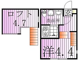 ハーモニーテラス竹の塚EAST 1階/-
