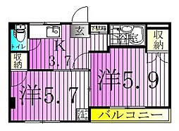 加島コーポ 2階
