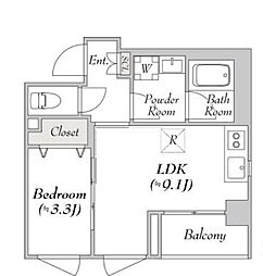 間取図画像 1LDK