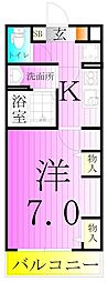 （仮称）リブリ・足立区西新井 3階1Kの間取り