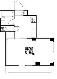 ホワイトコート綾瀬 1Kの間取図画像